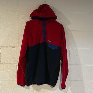 Patagonia quarter button hoodie Large